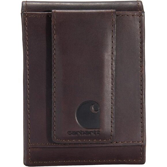 Men's Black Durable Oil Tan Front Pocket Imported Leather Wallets